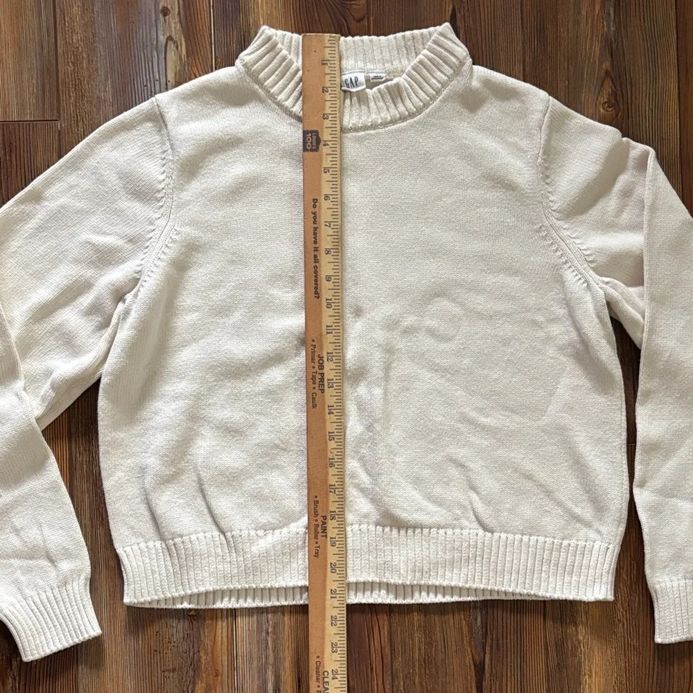 GAP Kids  Cream Crew Neck Sweater Large